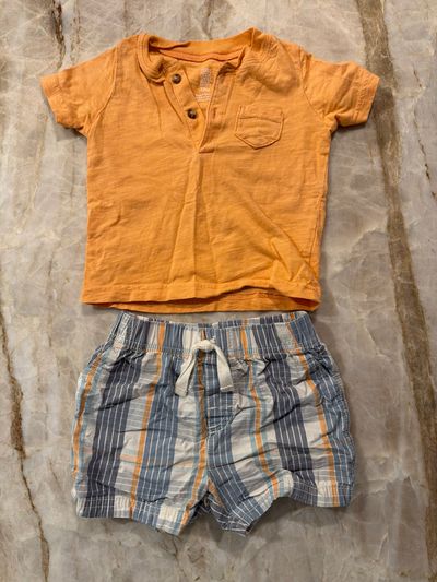 Short and tshirt set  12 Months