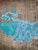 Art Class Small aqua 3 piece set Size 6-8 small 7-8