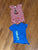 Montauk/Athletic Set of 2 Red Striped/Blue shirts 7-8