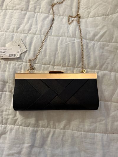 New with tagLulu townsend New with tag Black fabric purse small scratches by clasp