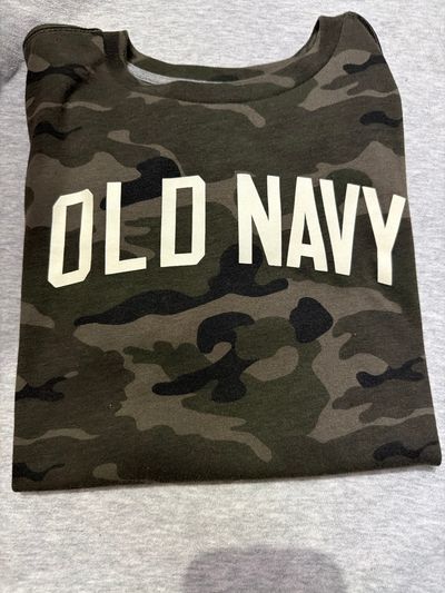 Old Navy Camo Short Sleeve Tee  10-12