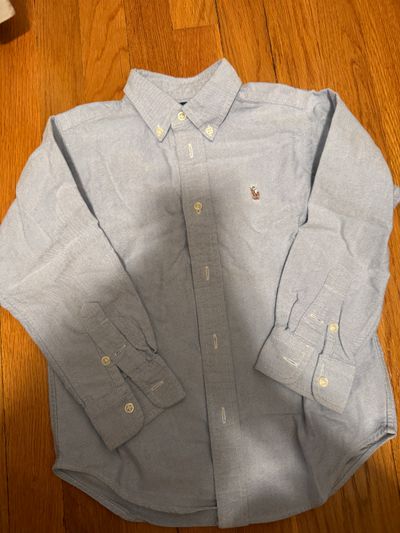 Ralph Lauren RL Oxford button down with pony logo 5T/5