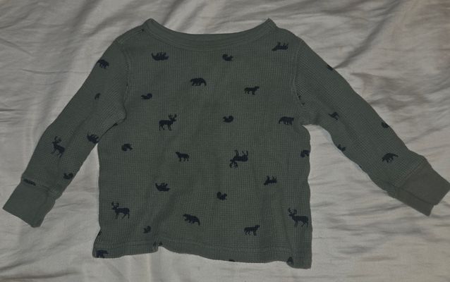 Boys 12-18M ribbed long sleeve shirt  12-18 Months