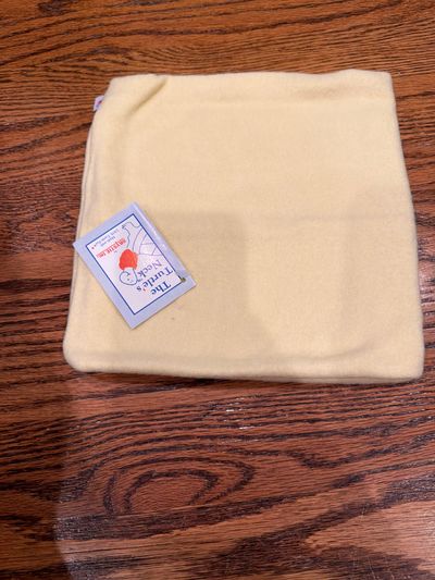 Turtle fur fleece neck warmer new with tags Light yellow - 1 of 2