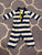 Little Me 10 Button up collared onesie 0-6 Months