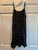 Old Navy Sleeveless black/white polka dot dress 10-12