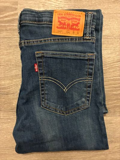 Levi Strauss Blue jeans style 510 size 16 reg 28x30 14-16