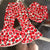 Shein strawberry bellbottoms and matching diaper cover 12-18 Months