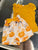 generic yellow shirt and floral shorts 18-24 Months