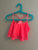 Cat & Jack coral Bikini Top 10-12