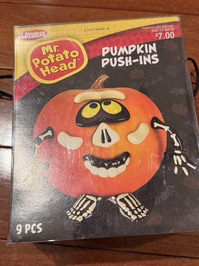 Brand new Mr. potato head, pumpkin decorating kit