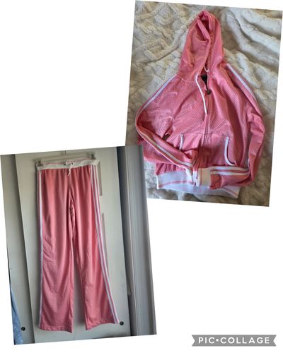 Airport zipper hooded shirt and pant 2 piece outfit Women's - M