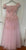 Long pink off the shoulder-tulle gown-size xs 0-2 Waist: 24in Bust 27in Top to bottom 50in Junior XS - 0