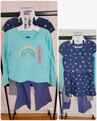 Lands End NWT 3 pcs set 3T