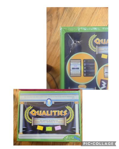 Brand New Qualities Board Game Retails $38 box a little damage