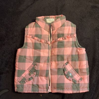 BT kids Gray and pink vest 12 Months