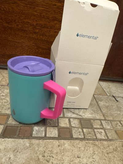 Brand new elemental summit Mug 16 ounces Stainless steel insulated camp Mug retail over $25