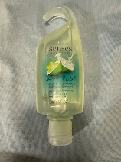 Avon 5 ounce star, fruit and coconut shower gel