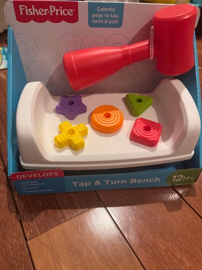 Brand new fisher price tap and turn bench Gift quality