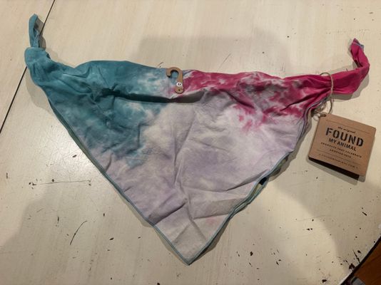 Brand New Pet Bandana Tie Dye. Size Medium. Brand New Pet Bandana Tie Dye. From found animal.com