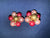 Clip-on Earrings Pink & Gold Pearl Beaded Clip-on Earrings