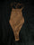 Fashion Nova Brown Tie Back Swimwear Junior S - 3