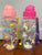 2 Brand New Girls Cups with handle and straw 2 Brand New Girls Cups with handle and straw