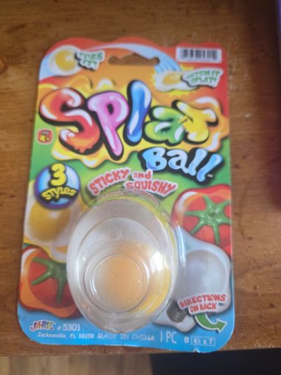 Brand New Egg Splat squish toy