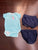Gerber and carters Onesie is Gerber 0-3. Bottoms are 3 months carters 0-3 Months