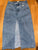 Universal thread Light wash denim skirt with front slit Women's 12