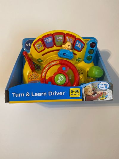 NEW VTech Turn and Learn Driver Ages 6-36 months  Originally $24