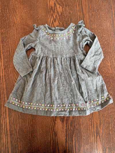 Carters long sleeve dress  12 Months