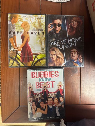 3 Brand New DVDs. Still in Plastic 3 Brand New DVDs
