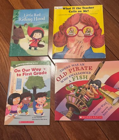 4 asst books