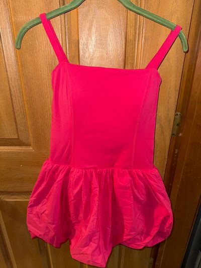 NWOT JOYLAB Watermelon pink athletic dress with shorts under Women's - M