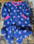 Carters Footed Pj's flowers  9 Months