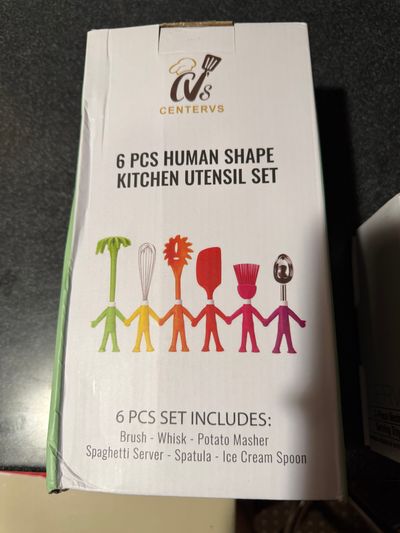 Centervx 6 piece human shape kitchen utensil set
