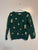 RuRiRuRi Dark Green and Cream Christmas Tree Sweater, fits like 3T 3T