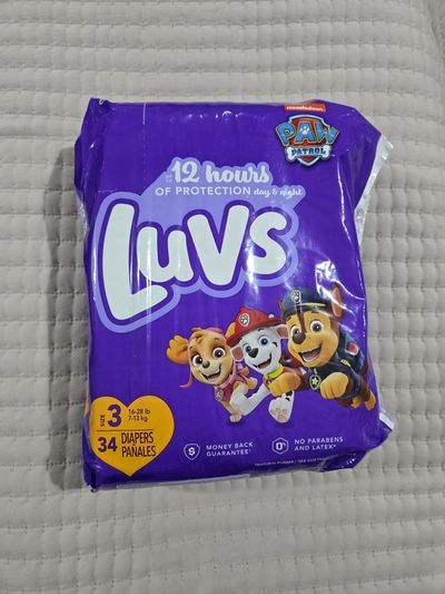 Luvs NEW unopened Size 3 diapers