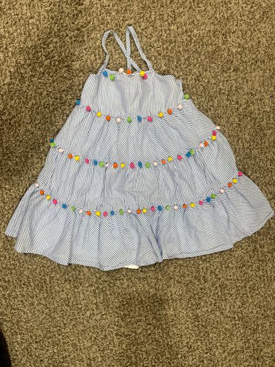 Tommy bahama Colorful Pom Pom dress 5T