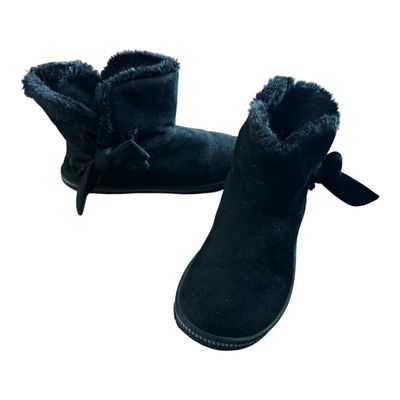 Sketchers Black boots w/ bow 7-1/2 (Adult)