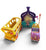 Doll w/couch, School bus & car