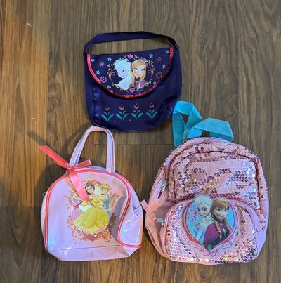 Disney princesses Frozen purse & backpack, princess purse