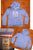 Reebok Blue fleece hoodie 10-12
