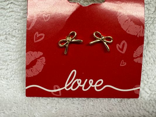 Brand New Pair of little girl bow earrings. Brand New Pair of little girl bow earrings