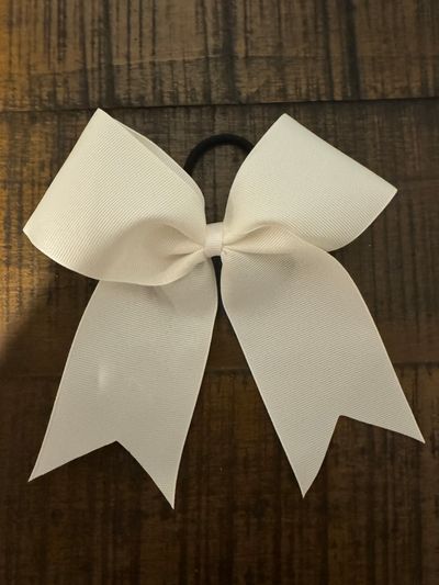Boutique NEW 2 1/4 inch cheer bow white