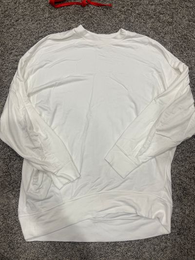 Express White long sleeve, oversized Women's - M