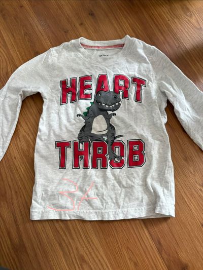 Carers Heart throb ls shirt 3T