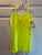 Delias BNWT neon yellow tank top/undershirt- tag says one size 14-16