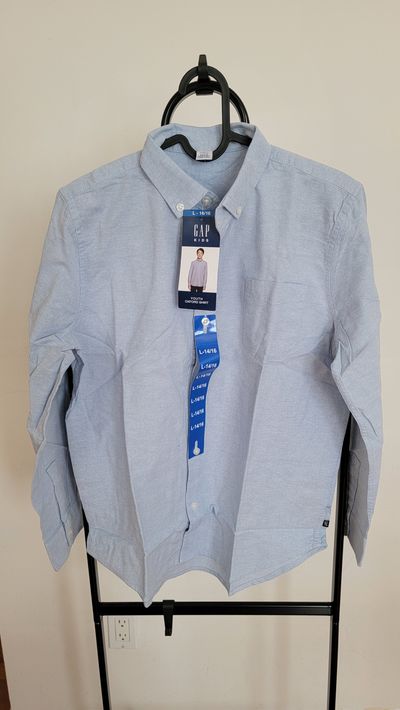 Gap NWT Long Sleeve Oxford Shirt 14-16
